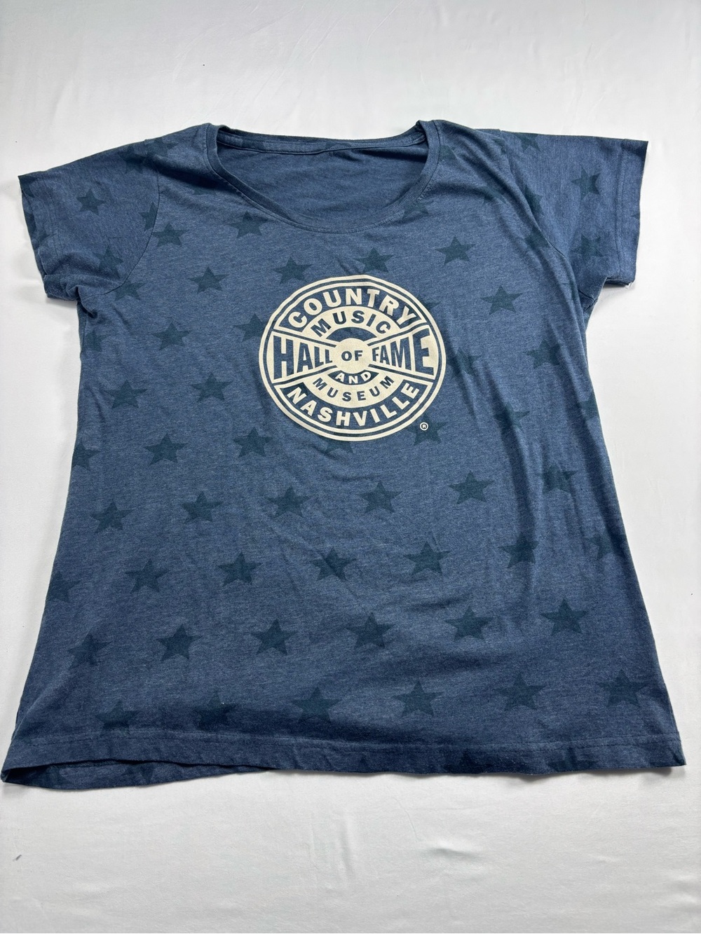 Country Music Hall of Fame Nashville Logo Tee - Navy